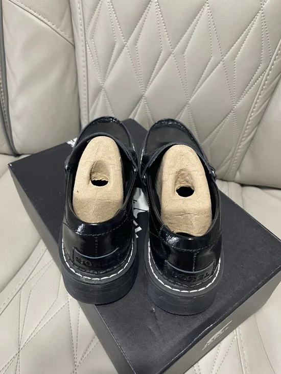 Sorel Women's Revel Ave Patent Loafers - Black - Picture 6 of 11